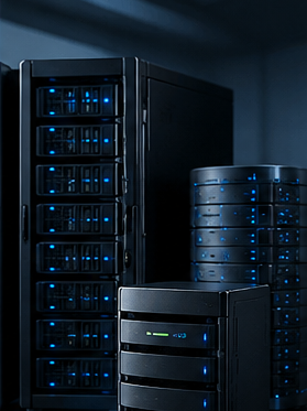 Server and storage system installation